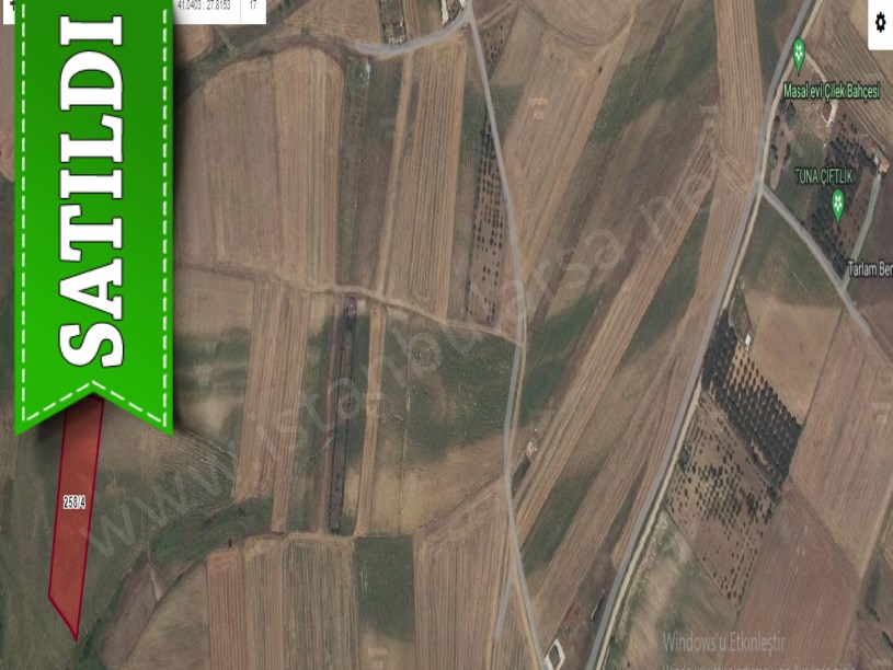 Tekirdağ Marmaraereğli Çeşmeli Mah Satılık Arsa , 324 M2 Köye Yakın