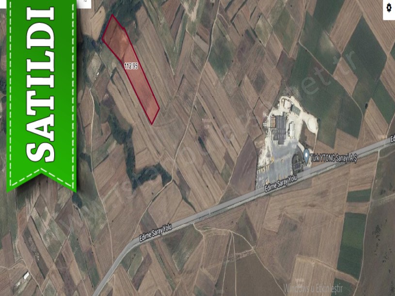 Tekirdağ Saray Kurtderede Satılık Arsa , 297 m2 Hisseli 