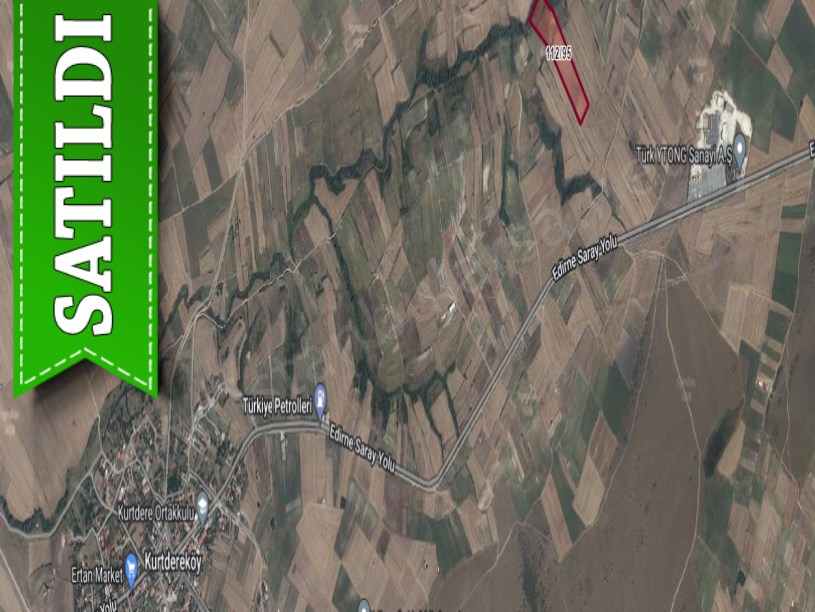 Tekirdağ Saray Kurtderede Satılık Arsa , 297 m2 Hisseli 