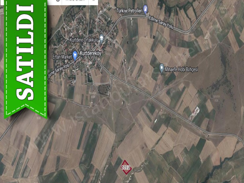 Tekirdağ Saray Kurtderede Satılık Arsa , 250 M2 Yolu Var Hisseli
