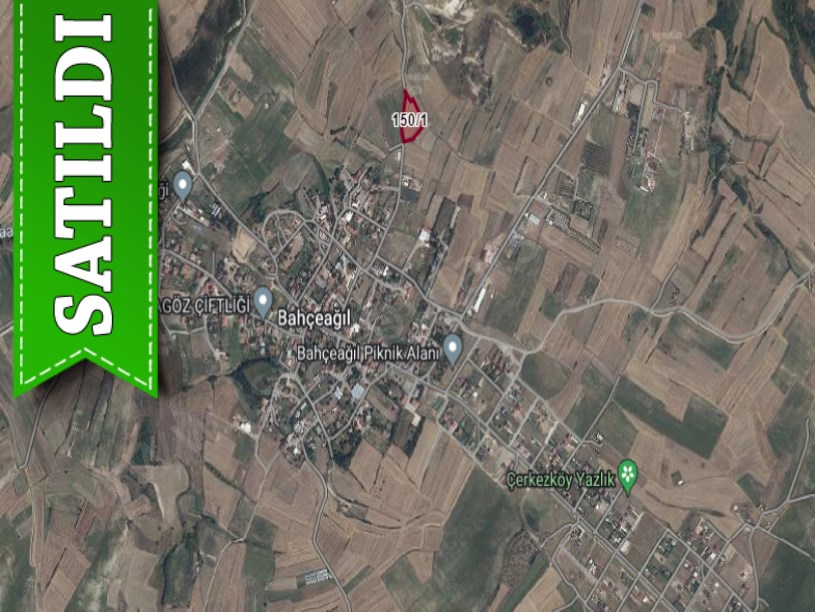 Tekirdağ Kapaklı Bahçeağıl Mah , Satılık Arsa , 3000 M2 Köy Dibi Evlere Yakın Hisseli