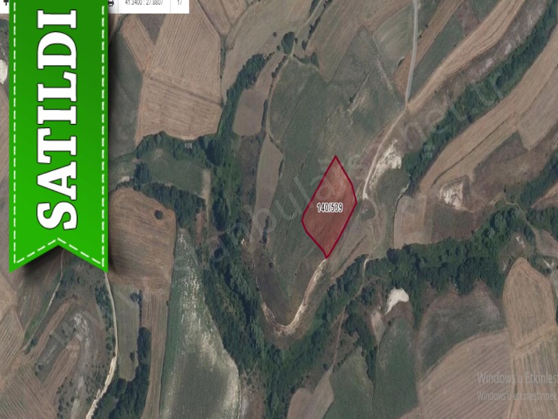 Tekirdağ Kapaklı Bahçeağıl Mah , Satılık Tarla , 6,250 m2 Yolu Var Tek tapu