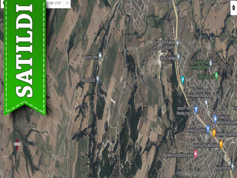 Tekirdağ Kapaklı Bahçeağıl Mah , Satılık Tarla , 2,700 M2 Müstakil