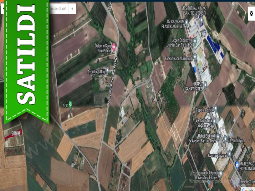 Çatalca Ovayenicede Satılık Arsa , 255 M2 Yolu Var Çaplı