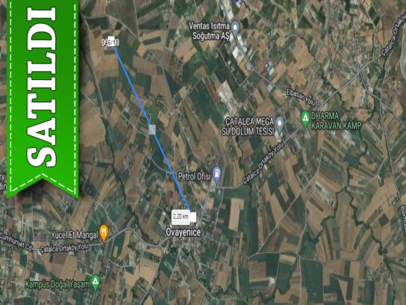 Çatalca Ovayenicede Satılık Arsa , 255 M2 Yolu Var Çaplı