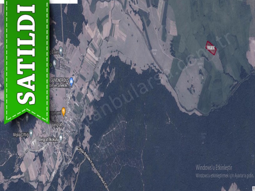 Çatalca Ormanlıda Satılık Arsa , 1,300 M2 Yolu Var 