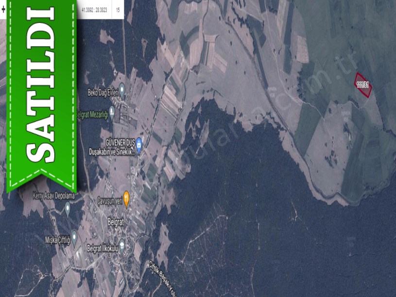 Çatalca Ormanlıda Satılık Arsa , 1,300 M2 Yolu Var 