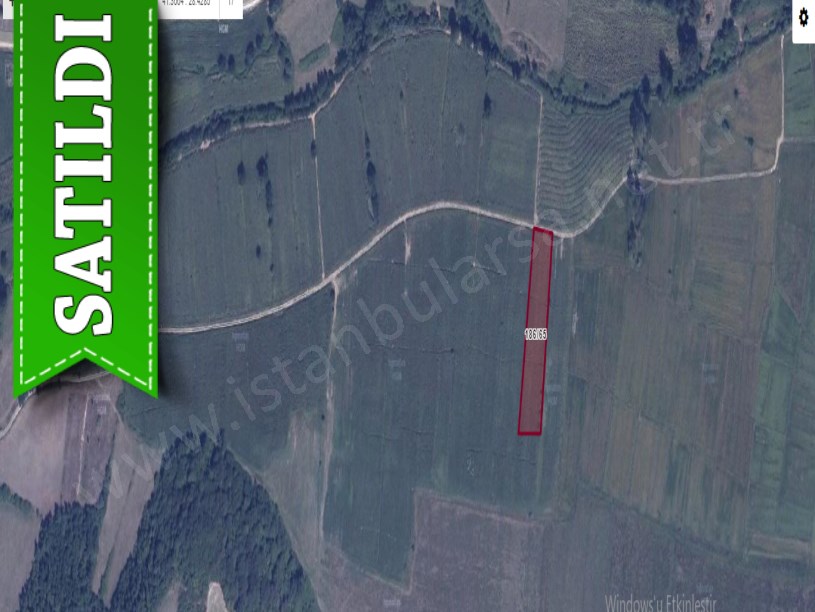 Çatalca Çiftlikköyde Satılık Arsa , 357 M2 Yolu Var Hisseli
