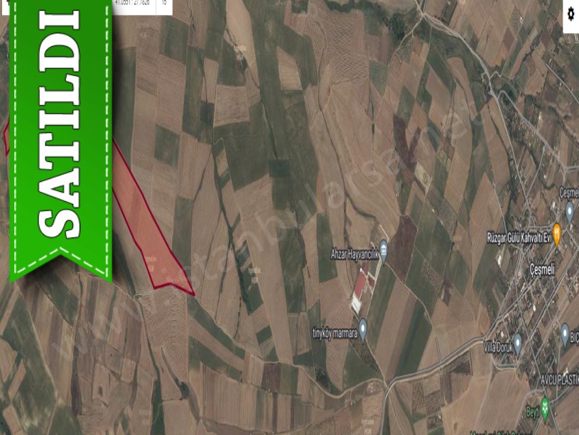 Tekirdağ Marmaraereğli Çeşmeli Mah Satılık Arsa ,952 M2 Yolu Var Hisseli