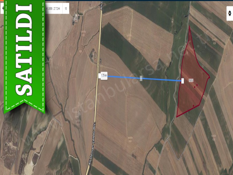 Tekirdağ Marmaraereğli Çeşmeli Mah Satılık Arsa ,658 m2 Hisseli Yolu Var