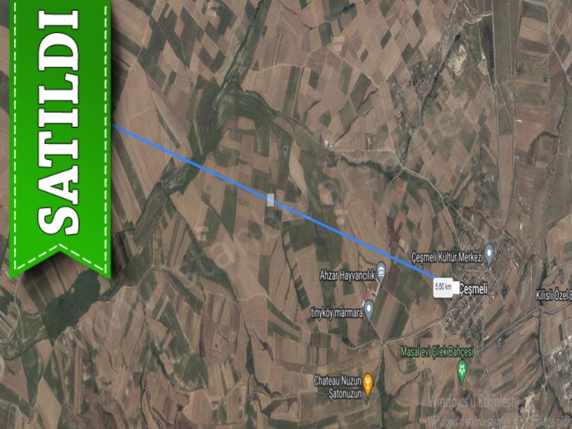 Tekirdağ Marmaraereğli Çeşmeli Mah Satılık Arsa ,658 m2 Hisseli Yolu Var