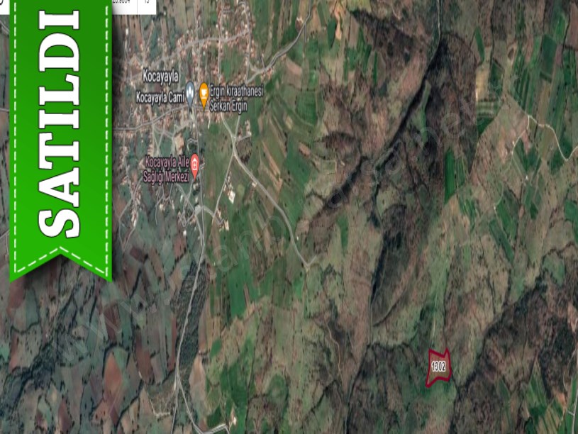 Çanakkale Çan Kocayayla Köyü Satılık Tarla , 15,200 m2 Müstakil Yolu Var