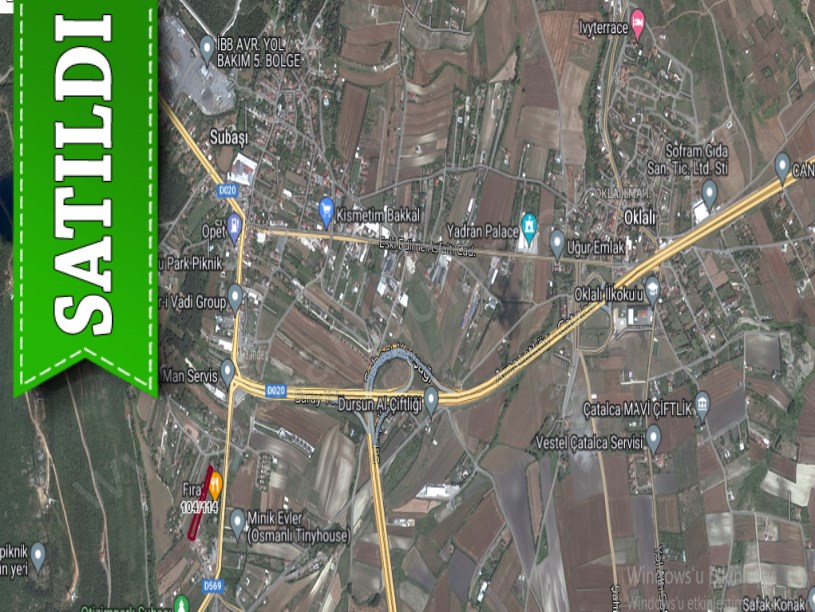 Çatalca Subaşında Satılık Arsa , 300 M2 Yolu Var Evlerin Yakını Çevrili