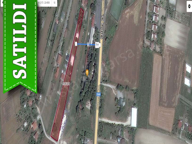 Çatalca Subaşında Satılık Arsa , 300 M2 Yolu Var Evlerin Yakını Çevrili