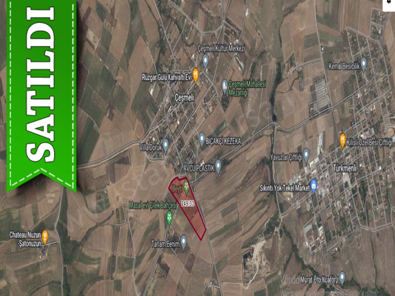 Tekirdağ Marmaraereğli Çeşmeli Mah Satılık Arsa , 234 M2 Yolu Var Şehir Merkezinde 