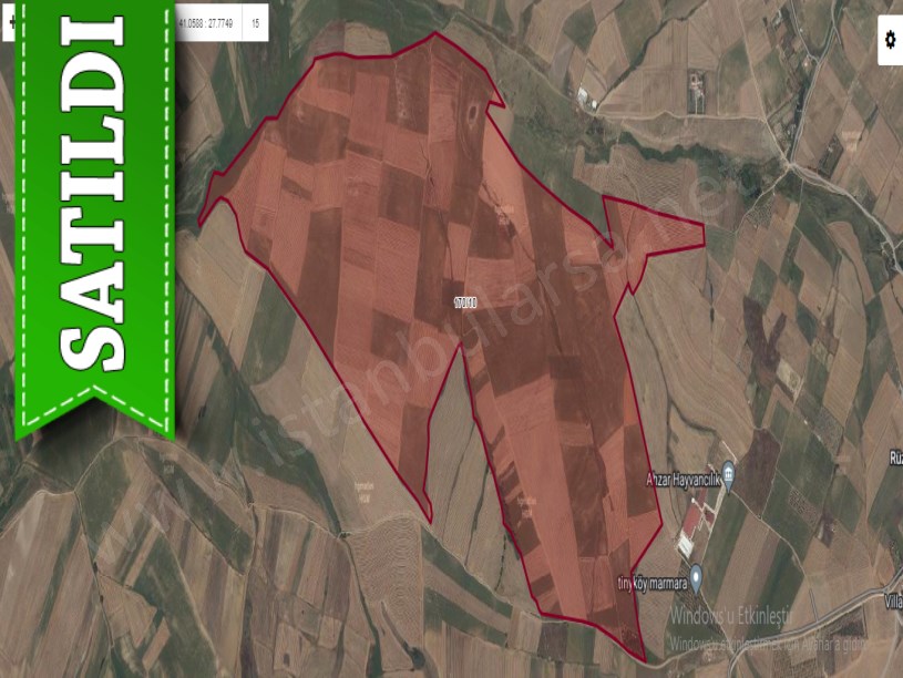 Tekirdağ Marmaraereğli Çeşmeli Mah Satılık Arsa , 502 m2 Hisseli