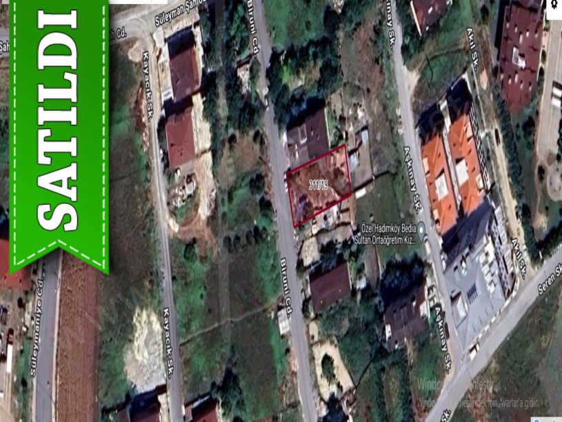 Arnavutköy Hadımköyde Satılık Arsa , 459 M2 Cadde Cephe Müstakil 