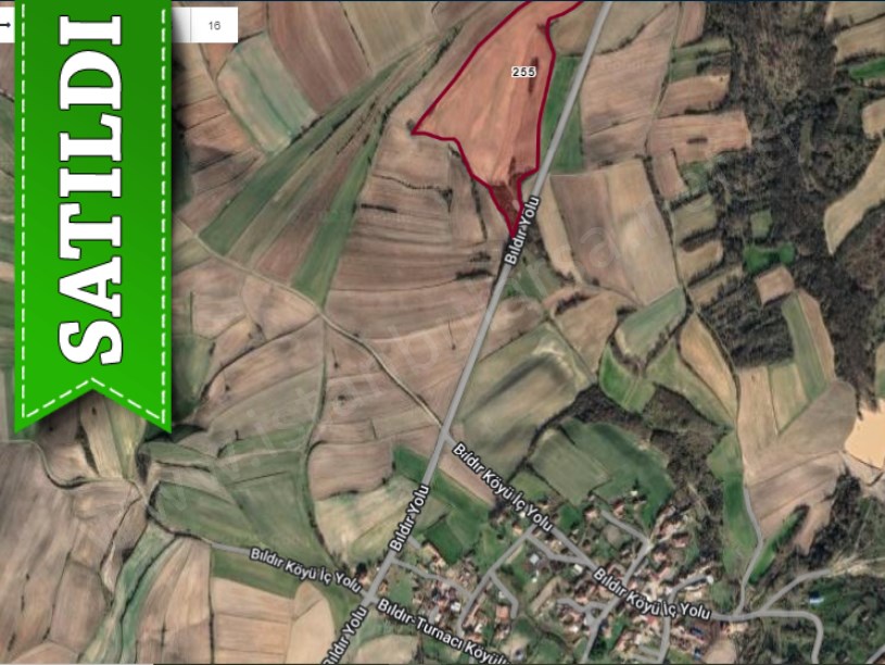 Edirne  Uzunköprü Bıldır Köyü Satılık Arsa , 708 m2 Yolu Var Hisseli