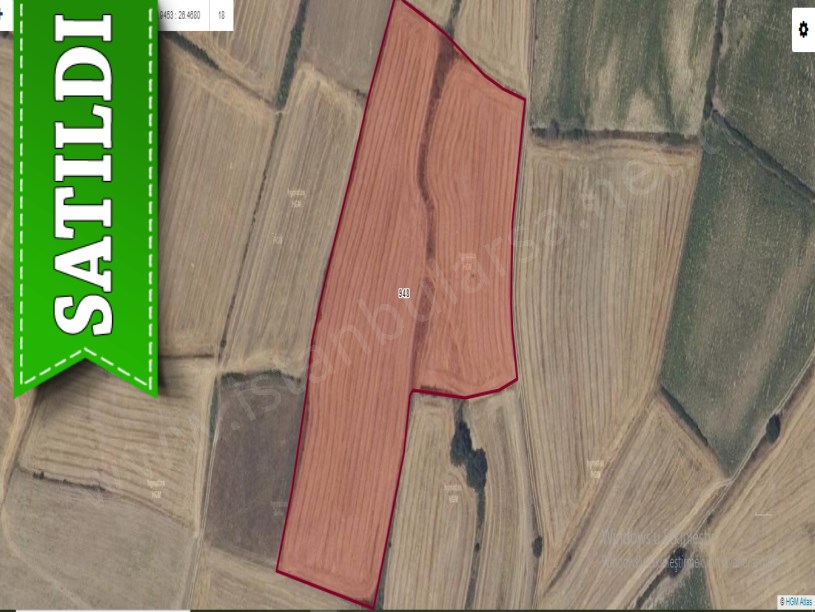 Edirne İpsala Turpçular Köyü Satılık Arsa , 3,500 m2 Yolu Var Hisseli