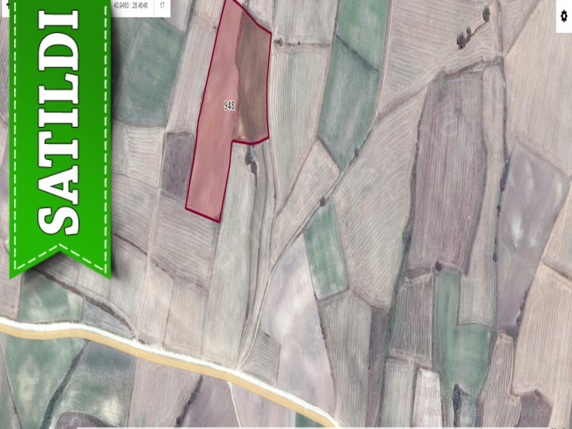 Edirne İpsala Turpçular Köyü Satılık Arsa , 3,500 m2 Yolu Var Hisseli