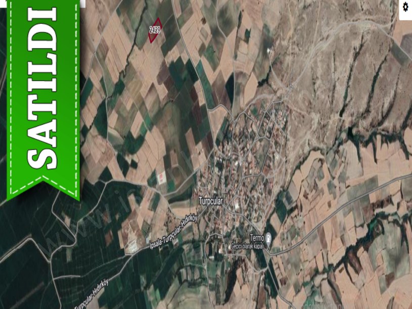 Edirne İpsala Turpçular Köyü Satılık Arsa , 206 m2 Yolu Var Hisseli