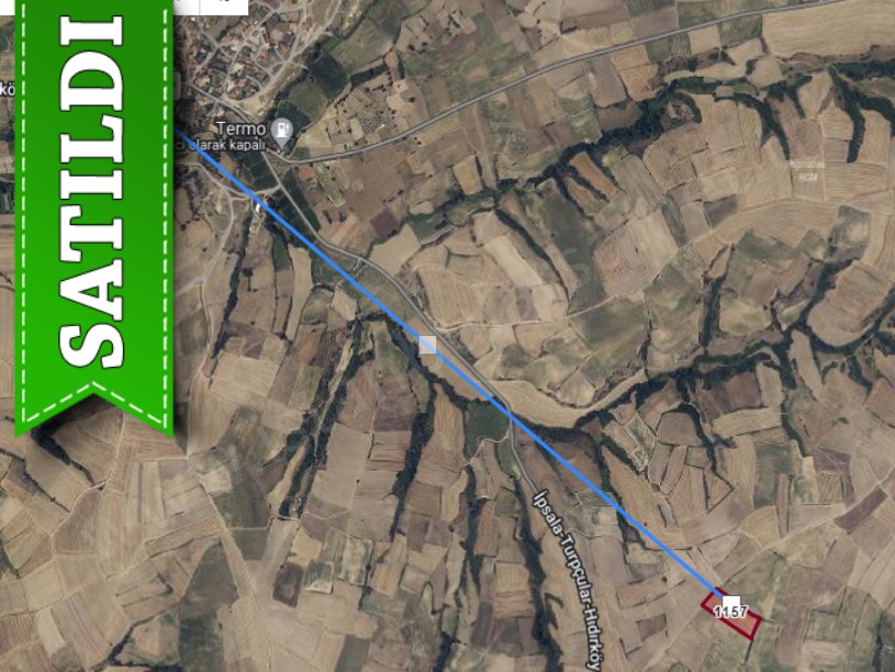Edirne İpsala Turpçular Köyü Satılık Arsa , 285 m2 Yolu Var