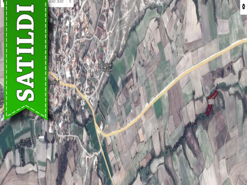 Edirne İpsala Turpçular Köyü Satılık Arsa , 161 m2 Hisseli