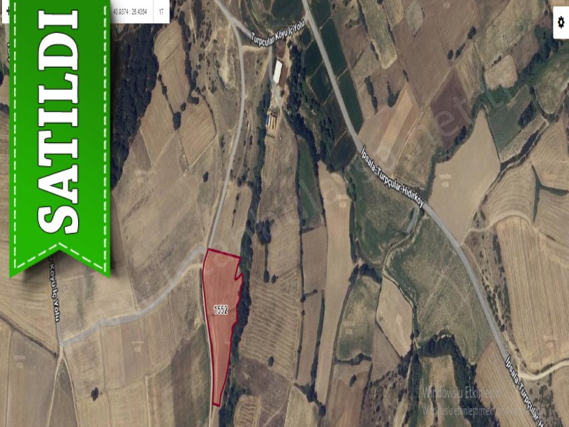 Edirne İpsala Turpçular Köyü Satılık Arsa , 248 m2 Evlerin Yakını Yolu Var