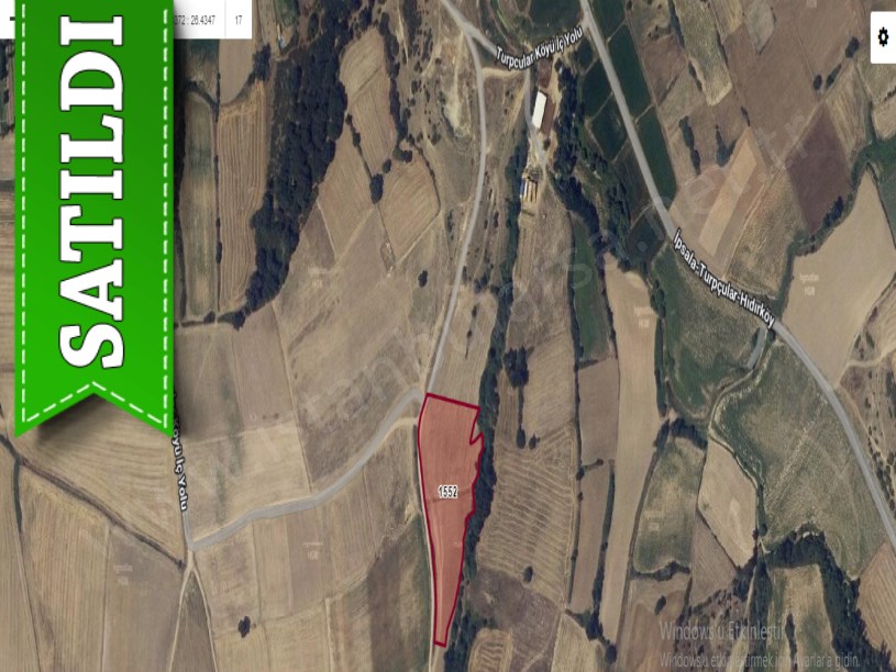 Edirne İpsala Turpçular Köyü Satılık Arsa , 248 m2 Evlerin Yakını Yolu Var