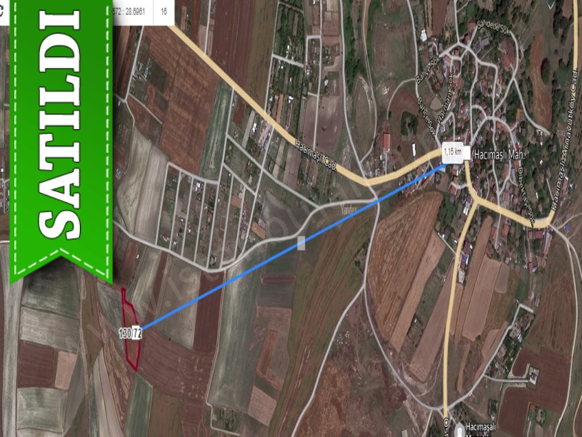 Arnavutköy Hacımaşlı  Satılık Arsa , 111 m2 İmarlı Hisseli
