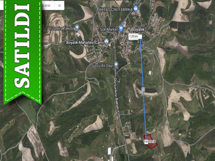 Arnavutköy Boyalıkta Satılık Arsa , 583 M2 Evlerin Yakını Yolu Var Hisseli