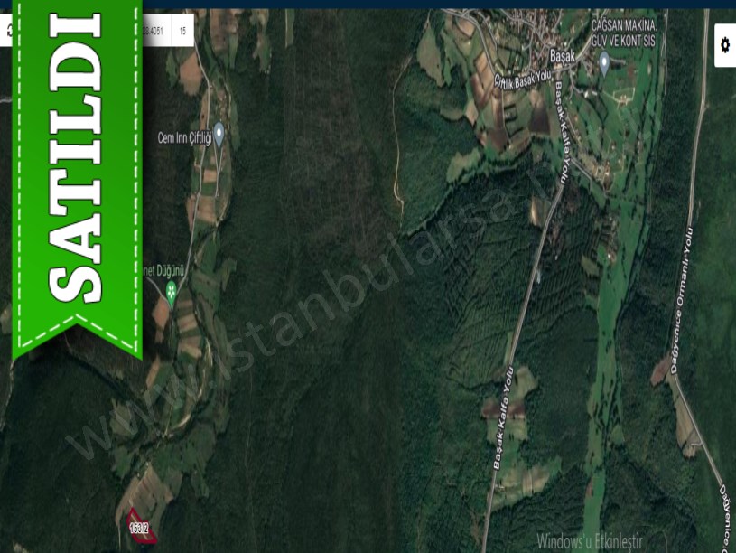 Çatalca Çiftlikköyde Satılık Arsa , 575 M2 Hisseli Yolu Var