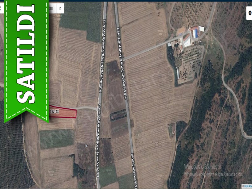 Silivri Değirmenköyde Satılık Arsa , 938 m2 Yolu Var Hisseli
