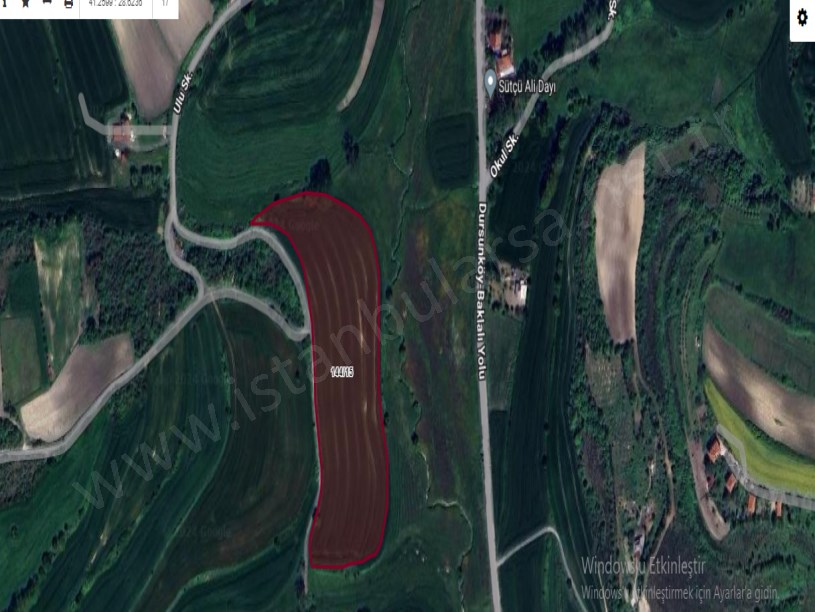 Arnavutköy Boyalıkta Satılık Arsa , 300 M2 İmarlı Yolu Var