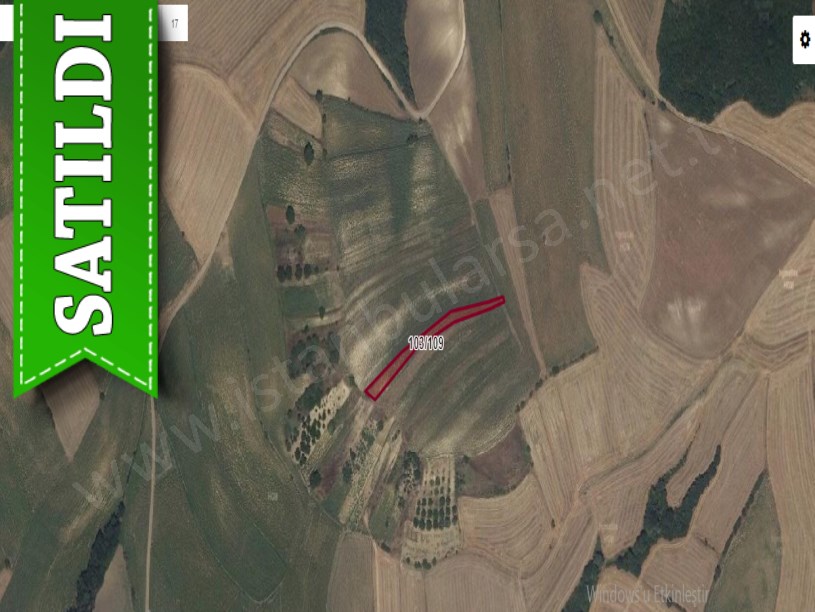 Tekirdağ Süleymanpaşa Demirli Mah Satılık Tarla , 1,604 m2 Müstakil Yolu Var