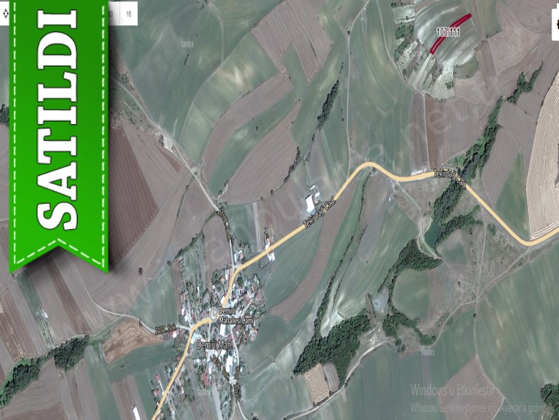 Tekirdağ Süleymanpaşa Demirli Mah Satılık Tarla , 1,470 m2 Yolu Var Köye Yakın