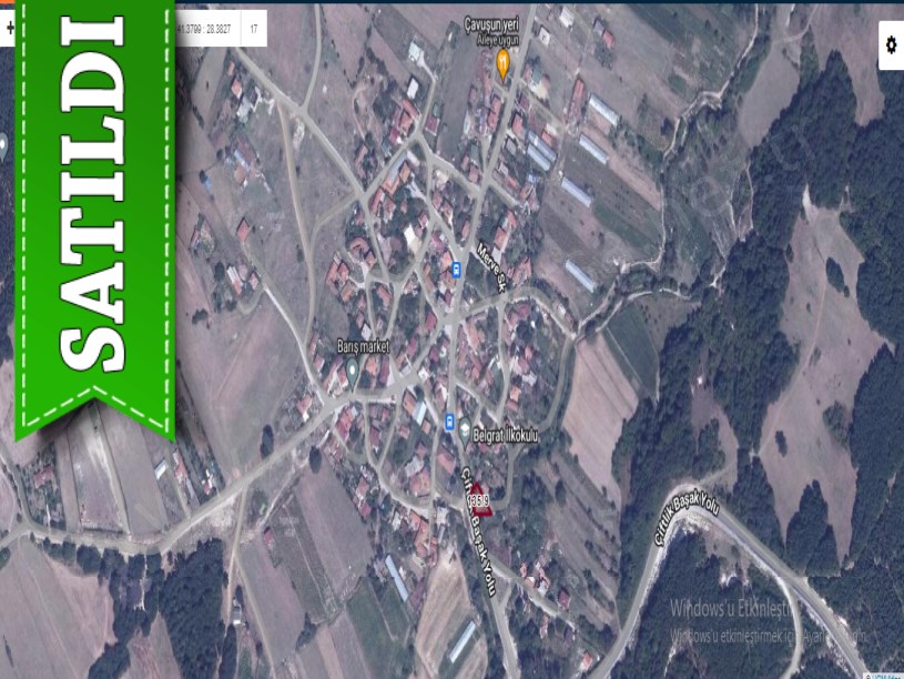 Çatalca Belgratta Satılık Arsa , 358 M2 Müstakil Asfalta Cephe