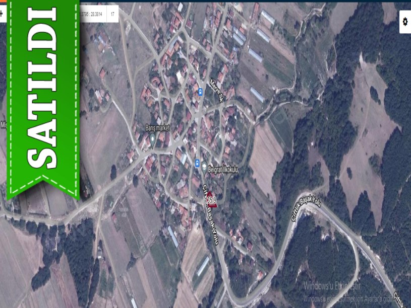 Çatalca Belgratta Satılık Arsa , 358 M2 Müstakil Asfalta Cephe