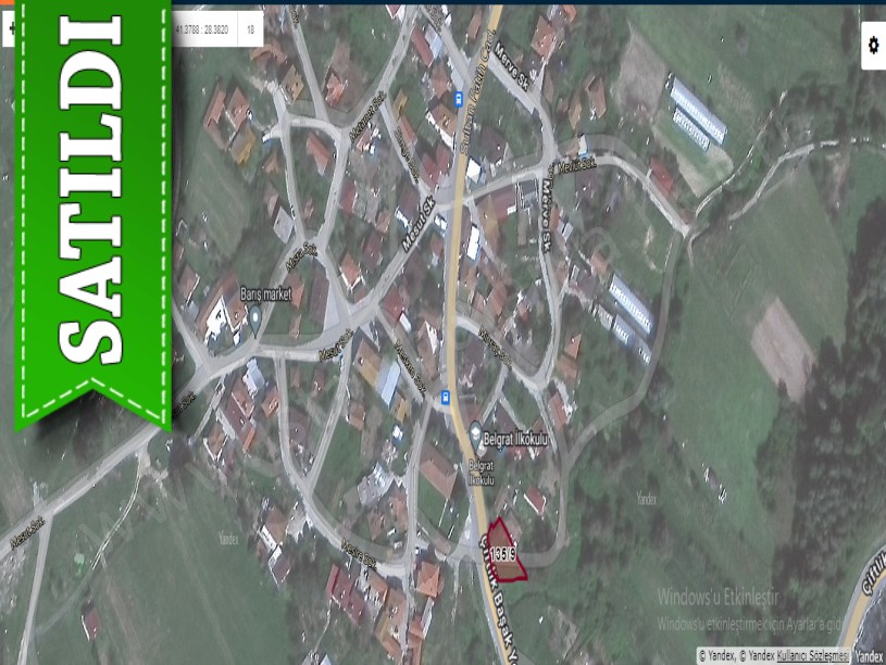 Çatalca Belgratta Satılık Arsa , 358 M2 Müstakil Asfalta Cephe