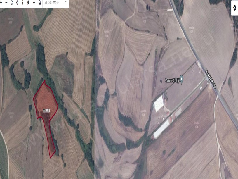 Silivri Bekirlide Satılık Tarla , 9,623 m2 Müstakil Yolu Var 