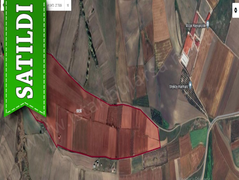 Tekirdağ Marmaraereğli Çeşmeli Mah Satılık Arsa , 305 M2 Yolu Var Hisseli