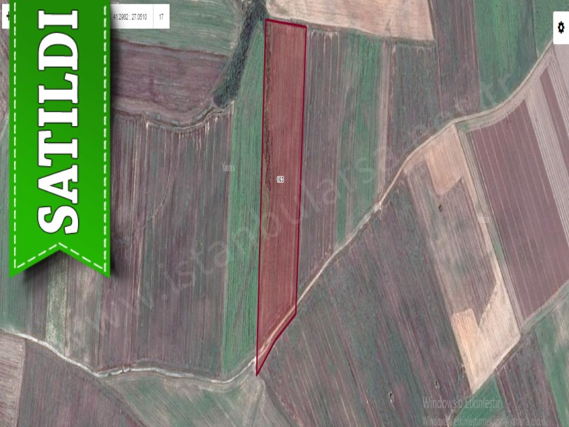  Tekirdağ Hayrabolu Temrezlide Satılık Tarla , 28,250 m2 Müstakil Yolu Var