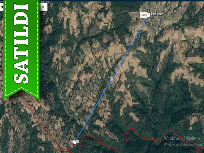Kırklareli Kofçaz Ahmetler Köyünde Satılık Arsa , 442 M2 Hisseli 