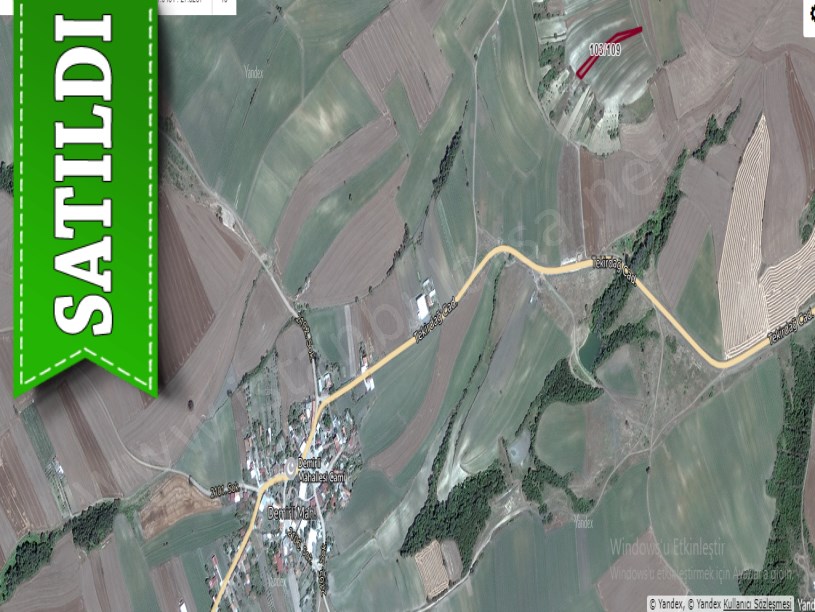 Tekirdağ Süleymanpaşa Demirli Mah Satılık Tarla , 1,604 M2 Yolu Var Müstakil