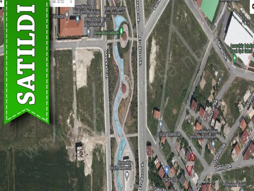 Arnavutköy Mustafa Kemalpaşa Mah Satılık Arsa , 251 M2 Müstakil 3 kat İmarlı Vadipark Yakını 