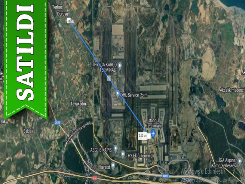 Arnavutköy Yeniköyde Satılık Arsa , 408 M2 Müstakil Yolu Var Evlerin Yakını