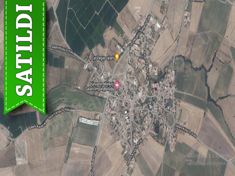 Edirne Uzunköprü Salarlı Köyünde Satılık Arsa , 530 m2 İmarlı Şehir Merkezinde 