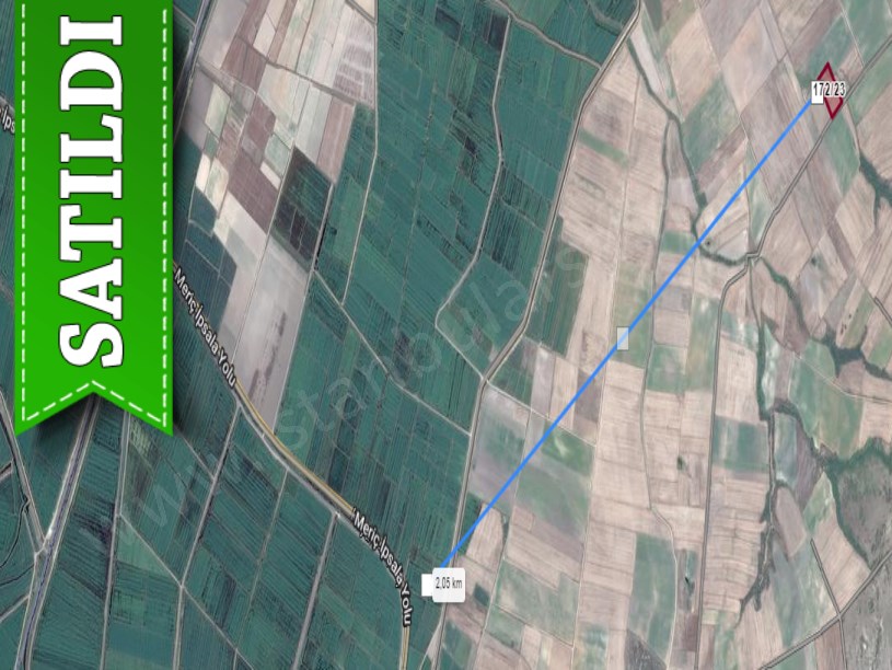 Edirne İpsala Balabancık Köyünde Satılık Tarla , 5,978 m2 Müstakil Yol Su Mevcut 