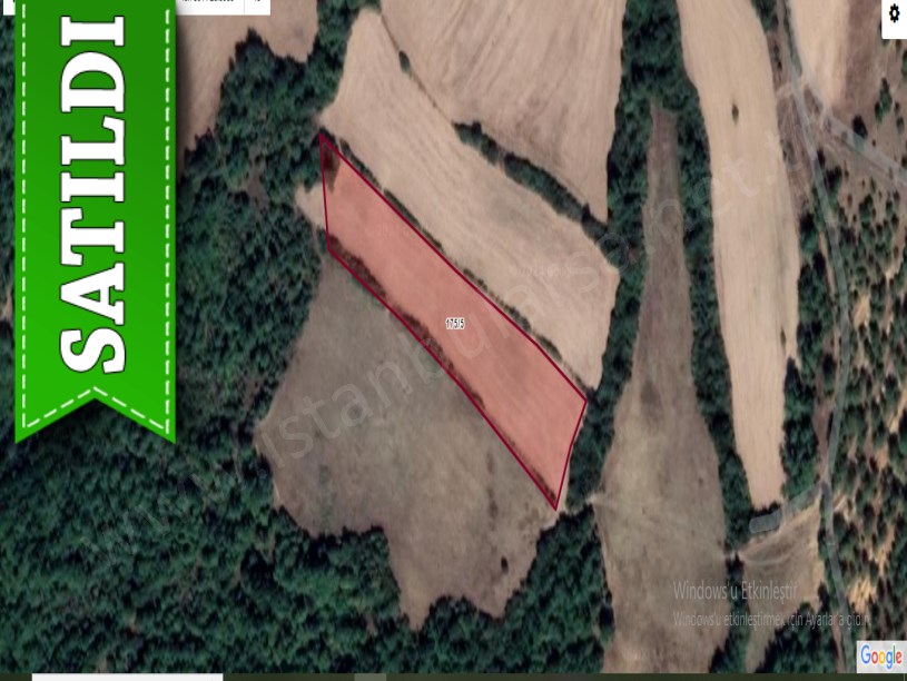 Edirne Keşan Çamlıca Köyü Satılık Tarla , 6,931 m2 Tek Tapu Yolu Var