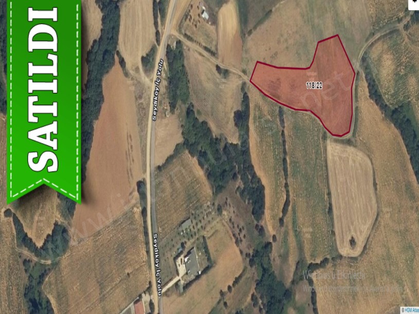 Edirne Keşan Seydiköy Satılık Tarla , 5,400 m2 İmara Yakın Yolu Var Müstakil